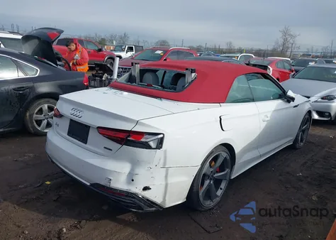 2024 Audi A5 Cabriolet Prestige 45 Tfsi S Line Quattro S Tronic from USA, damaged, VIN WAU5AGF54RN003169